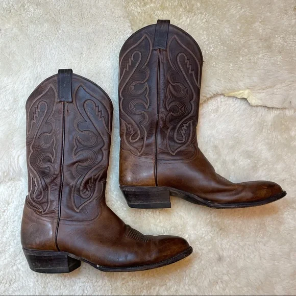 Tony Lama Vintage Western Boots sz 10D - Picture 2 of 16